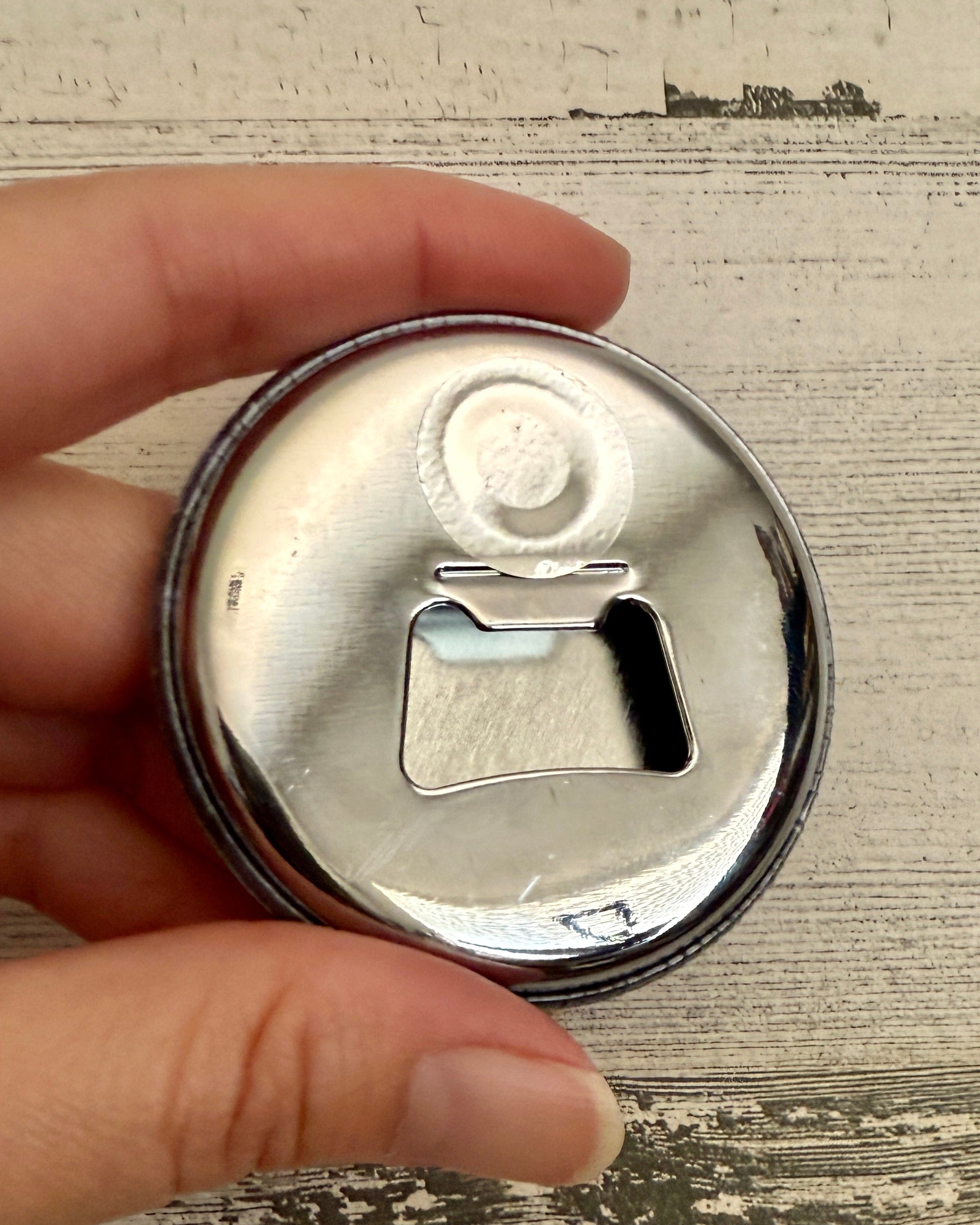 Round Bottle Opener Magnet 2.25”